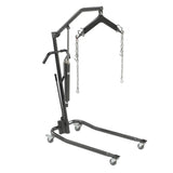 Drive Medical 13023svlb Hydraulic Patient Lift with Six Point Cradle, 3" Casters, Silver Vein - Owl Medical Supplies