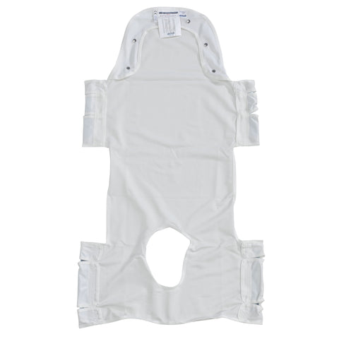 Drive Medical 13231p Patient Lift Sling with Head Support and Insert Pocket with Commode Opening - Owl Medical Supplies
