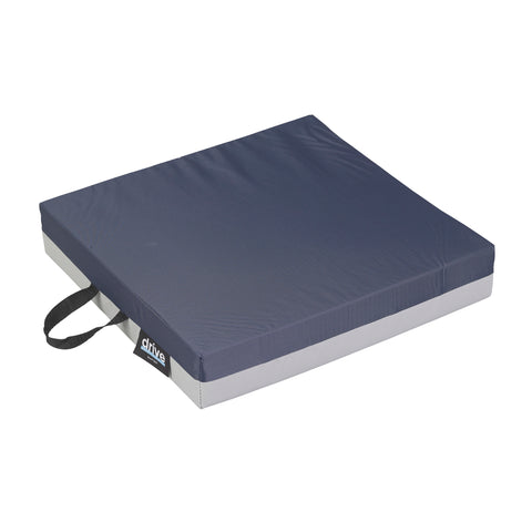 Drive Medical 14891 Gel "E" Skin Protection Wheelchair Seat Cushion, 16" x 16" x 3" - Owl Medical Supplies