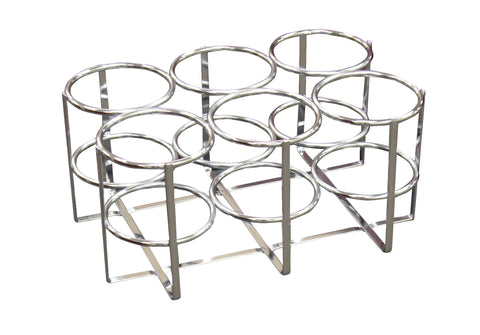 Drive Medical 18114 Economy Oxygen 6 Cylinder Rack, E, D or C Cylinders Only - Owl Medical Supplies