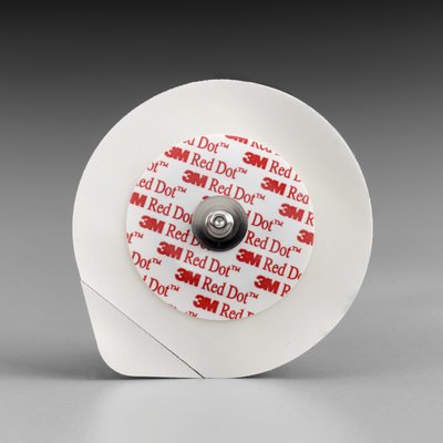 3M 2235 Red Dot Clear Plastic Monitoring Electrode - Owl Medical Supplies