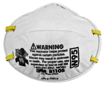 3M 8110S Particulate N95 Respirator Small - Owl Medical Supplies