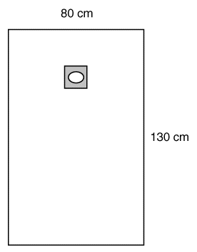 3M 1030 Steri-Drape Medium Drape With Adhesive Aperture 80cm x 130cm - Owl Medical Supplies