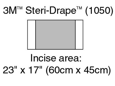 3M 1050 Steri-Drape Incise Drape 60cm x 45cm - Owl Medical Supplies