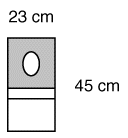 3M 1072 Steri-Drape Aperture Pouch Drape 23cm x 45cm - Owl Medical Supplies