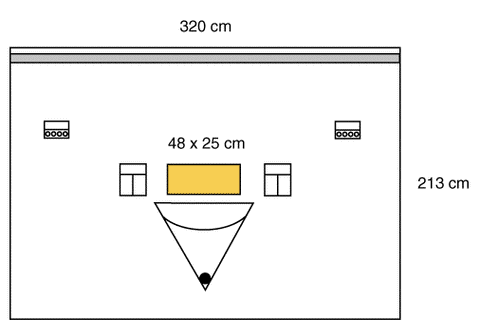 3M 6617 Steri-Drape Isolation Drape With Ioban Incise Film And Pouch 320cm x 213cm (This Product Is Final Sale And Is Not Returnable) - Owl Medical Supplies