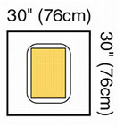 3M 6658 Steri-Drape Pouch With Ioban 2 Incise Film 76cm x 76cm - Owl Medical Supplies