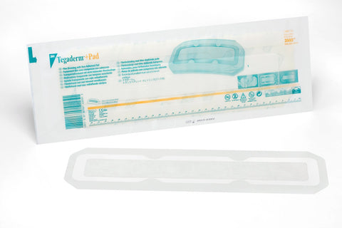 3M 3593 Tegaderm +Pad Film Dressing With Non-Adherent Pad 9cm x 35cm - Owl Medical Supplies