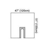 3M 3M1019 Steri-Drape U-Drape, Latex-Free, Clear
