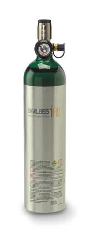 Drive Medical 535d-d-cf Continuous Flow Oxygen Cylinder, D Cylinder - Owl Medical Supplies