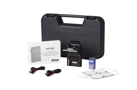 Drive Medical agf-602 Portable Dual Channel TENS Unit with Timer and Electrodes - Owl Medical Supplies