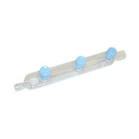 Intravenous Manifold, 3 Port with 3 One-Way Valves, 1.5mL Priming Volume, L6"