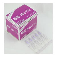 BD BD305197 PrecisionGlide Hypodermic Needle, 16GA, 1"