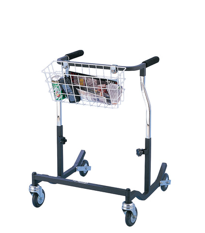 Drive Medical ce 1000 bk Anterior Rehab Safety Roller, Fixed Width, Adult, Silver Vein - Owl Medical Supplies