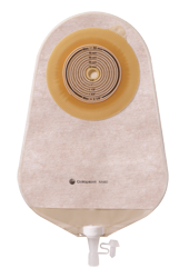 Coloplast 12596 Assura Standard Wear 1-Piece Convex Transparent Urostomy Pouch, Maxi (10-1/4" / 465ml), Cut-To-Fit Up To 1-3/4" (43mm) - Owl Medical Supplies