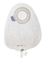 Coloplast 14553 Easiflex 2-Piece Opaque Urostomy Pouch, Maxi (10-1/2'' / 475ml), Flange Size 1-9/16" (40mm) Green - Owl Medical Supplies