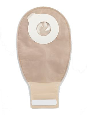 ConvaTec 416902 Esteem Synergy + Adhesive Coupling Technology Drainable Pouch, 12" Pouch With 2-Sided Comfort Panel, Invisiclose Tail Closure And Filter Tan Large - Owl Medical Supplies