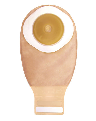 ConvaTec 416745 Esteem + 1-Piece Convex Drainable Pouch, Pre-Cut, Convex Durahesive Skin Barrier; 12" Pouch With 2-Sided Comfort Panel, Invisiclose Tail Closure And Filter Opaque 28mm (1-1/8"
