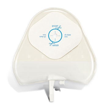 ConvaTec 20917 Little Ones Solid Stomahesive 1-Piece Urostomy Pouch, Transparent, Cut-To-Fit Up To 25mm (1") - Owl Medical Supplies