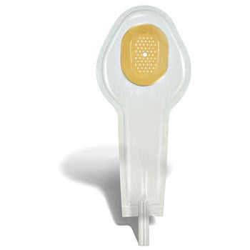 Eakin 839224 Cohesive Fistula & Wound Pouch, Horizontal Cutting Area, Open-Top, Remote Drainage Attachment 245mm x 160mm (9-2/3" x 6-1/3") - Owl Medical Supplies