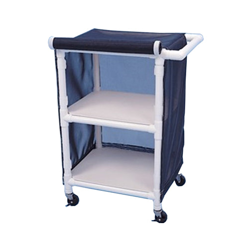 Healthline Medical Products GC322B Linen Cart, Two 32" x 20" Shelves