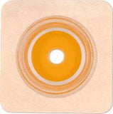 Genairex 304134 Securi-T 2-Piece Skin Barrier With Flange (Cut To Fit), Standard Wear Skin Barrier With Flexible Tape Collar 1 " (45mm) Tan - Owl Medical Supplies