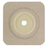 Genairex 7304112 Securi-T 2-Piece Cut-To-Fit Standard Wear Skin Barrier With Flexible Collar 4" x 4" 1-1/2" Flange - Owl Medical Supplies