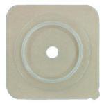 Genairex 7404134 Securi-T 2-Piece Cut-To-Fit Standard Wear Solid Hydrocolloid Skin Barrier Without Collar 4" x 4" 1-3/4" Flange - Owl Medical Supplies