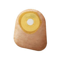 Premier One-Piece, Closed Mini OstomyPouch, Flat SoftFlex Barrier, Filter, Beige