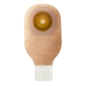 Hollister 8616 Premier 1-Piece Drainable Ostomy Pouch Convex Flextend Barrier, Clamp Closure, Tape Transparent Pre-Sized, 1-1/2" (38mm) Opening 12" (30cm) Length - Owl Medical Supplies