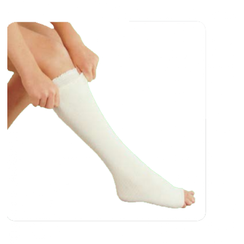 Molnlycke 1474 Tubigrip BelowKnee Shaped Support Bandage D/E Large 38 Owl Medical Supplies