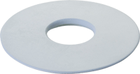 Marlen GN101D Flexible Flat Mounting Ring, 1" Opening, 3 3/4" Diameter, Green Neoprene Rubber - Owl Medical Supplies