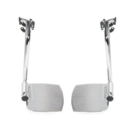 Drive Medical ph-sf Front Rigging for Sentra EC Heavy Duty Extra Wide, Swing away Footrests, 1 Pair - Owl Medical Supplies