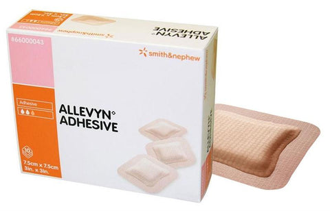 Smith & Nephew 66000046 Allevyn Hydrocellular Adhesive Dressing 22.5cm x 22.5cm - Owl Medical Supplies