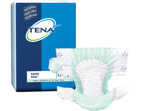 Tena 66100 Small Briefs 56-91cm or 22"-36" White - Owl Medical Supplies