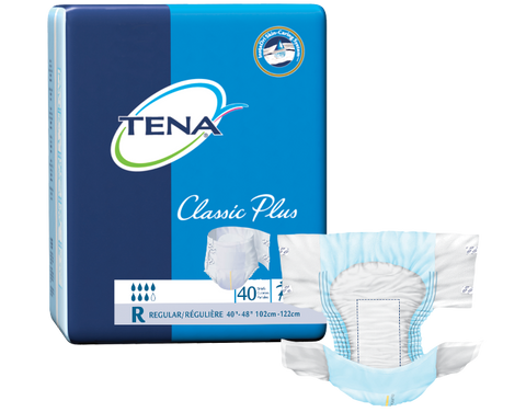 Tena 67813 Classic Plus Briefs, Large 122 - 150cm (48 - 59") Blue - Owl Medical Supplies