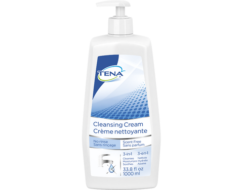 Tena 64410 Cleansing Cream, Scent Free, 8.5oz Tube - Owl Medical Supplies