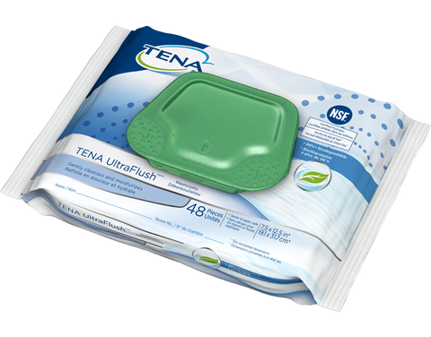 Tena 65726 Ultraflush Washcloths - Owl Medical Supplies