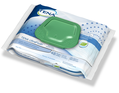 Tena 65727 Ultraflush Washcloths - Owl Medical Supplies