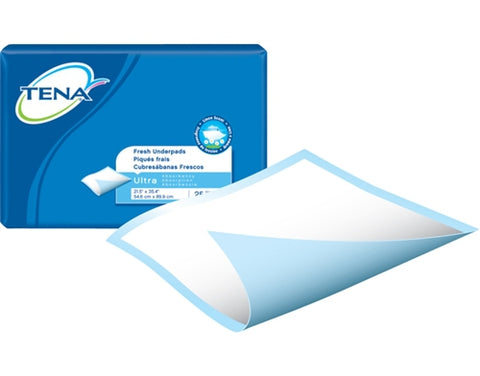 Tena 373 Fresh Underpad, 21.5"X35.4" (55X90cm), Linen Scent, Absorbant Microbeads, Blue - Owl Medical Supplies