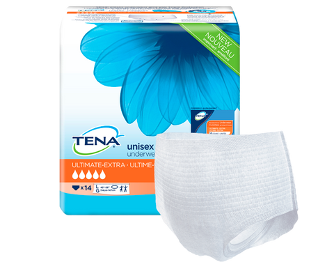 Tena 72116 Ultimate Underwear, Small (64-89cm or 25"-35") White - Owl Medical Supplies