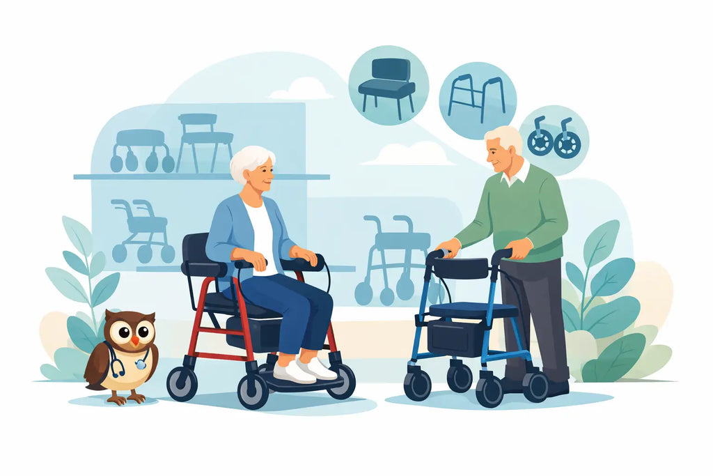 Choosing a Walker With Seat for Seniors
