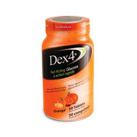 AMG Medical 006-352 Dex4 Glucose Tablet, Orange