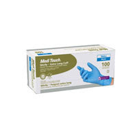 AMG Medical 012-510 Medi Touch Examination Glove, Nitrile, Powder Free