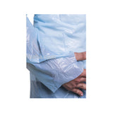 AMG Medical 018-396 MedPro Defense Impervious Isolation Gown, Blue