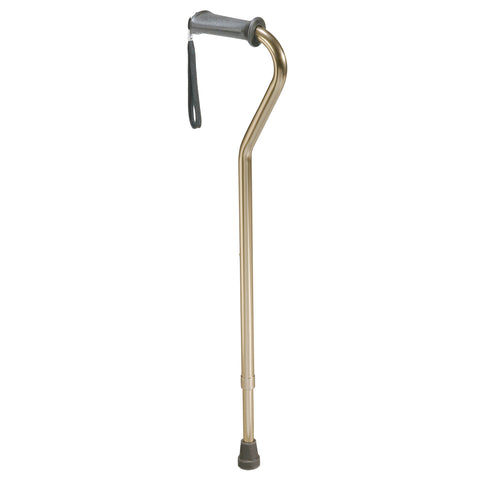 Drive Medical 10350-1 Rehab Ortho K Grip Offset Handle Cane with Wrist Strap - Owl Medical Supplies