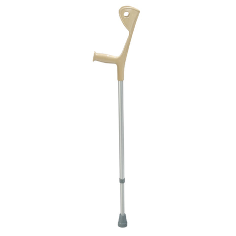Drive Medical 10410 Euro Style Light Weight Walking Forearm Crutch, Silver, 1 Pair - Owl Medical Supplies