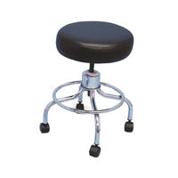 AMG Medical 116-455 Revolving Stool, OD 15" Seat, H18" to 25"