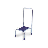 Step-On Stool, with Chrome Handrail