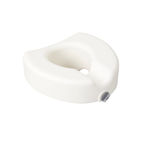Drive Medical 12014 Premium Plastic Raised Toilet Seat with Lock, Elongated - Owl Medical Supplies